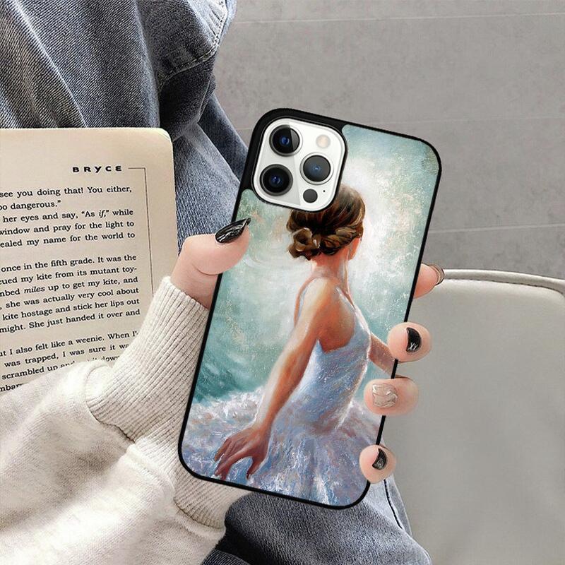 Ballet Ballerina Dancer Phone Case For iPhone 17 Air 16 15 14 plus 11 12 13 Pro  Max coque Cover Shell