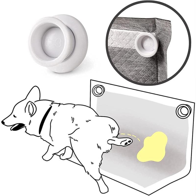 2pcs/pack Adhesive Fixed Strong  Magnet Dog Pee Pad Holder Wall Mount Puppy Universal Practical