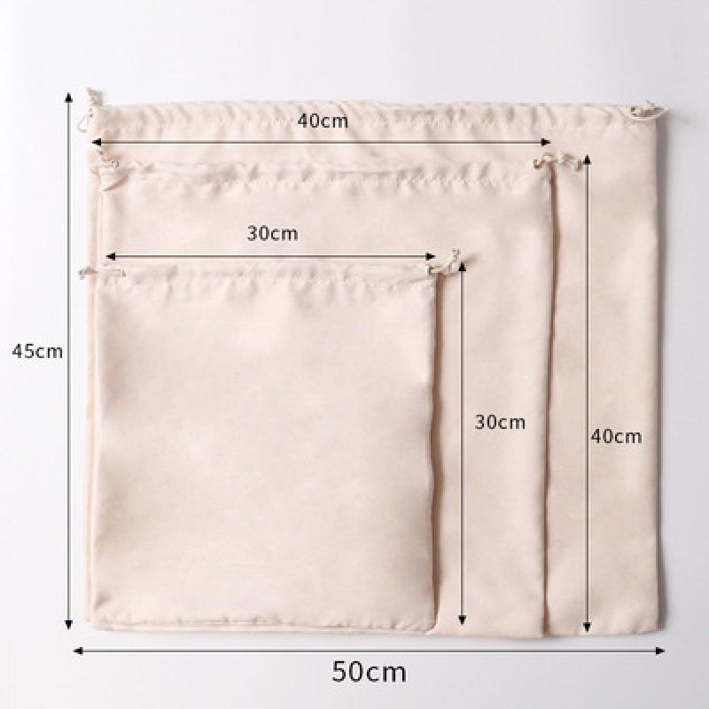 Suede Drawstring Dust Bag Luxury Bags Shoes Clothes Multi-use Storage Pouch
