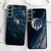 Drifting in a Hot Air Balloon's Serene Embrace Phone Case For Samsung Galaxy S22 S25 Ultra S21 S10 Plus S26 Edge S20 S23 S24 FE