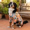 Ultra-thin Breathable Dog Sunscreen Clothes Sun Protection Cartoon Print Pet Four-Legged Clothes Lightweight Dog Jumpsuit