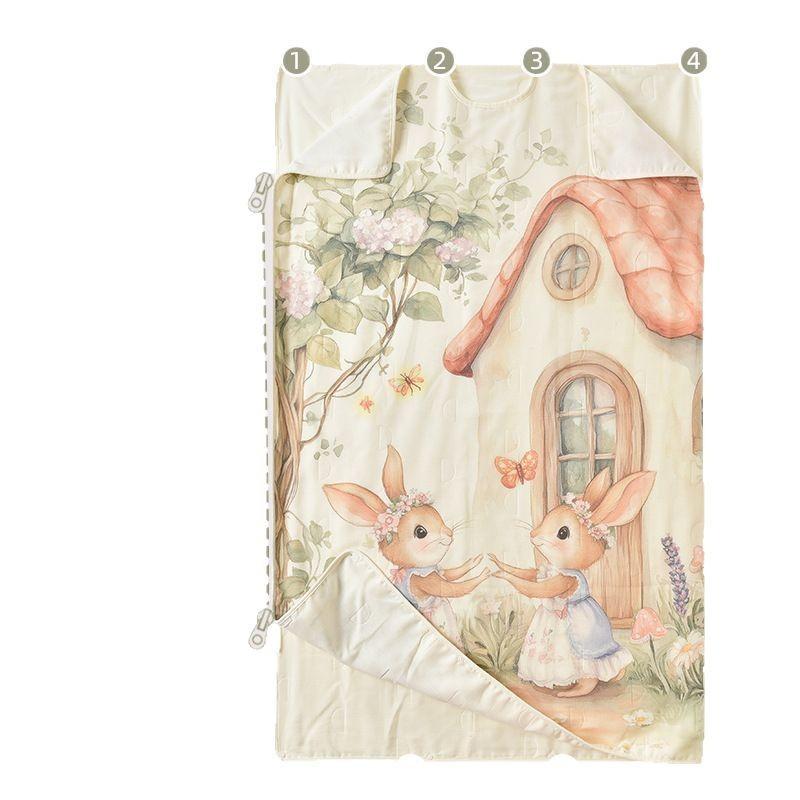 Kids Sleeping Bag Thin Breathable Cotton Muslin Sleep Sack Toddlers Children