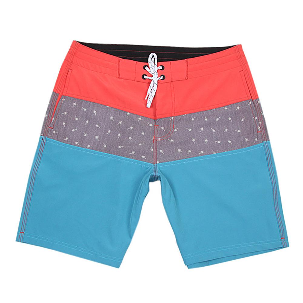 2023 New Elastic Quick-Dry Surfing Beach Shorts with Waterproof Light Board and Custom Logo Option