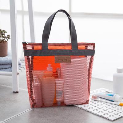 Makeup Bag Zipper Mesh Unisex Compartment Anti-Scratch Toiletry Oraganizer for Vacation