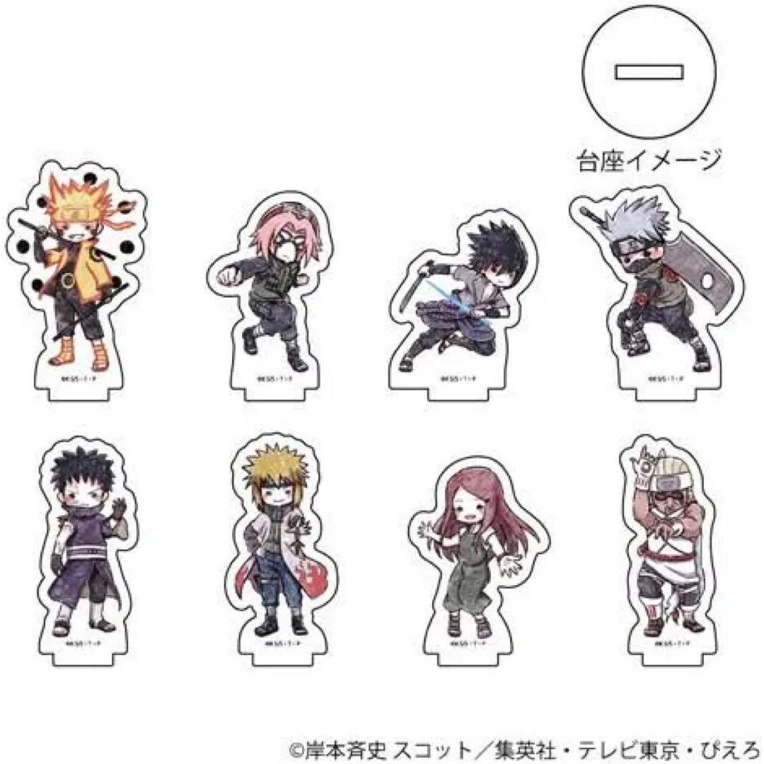 Used NARUTO New Unused Graph Art Bulk Sale Obito Kakashi Naruto