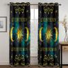 Boho Darkening Window Curtain for Bedroom Retro Blackout Curtain Living Room Bohemian Drapes Decor(2Panels) Cotinas De Sala