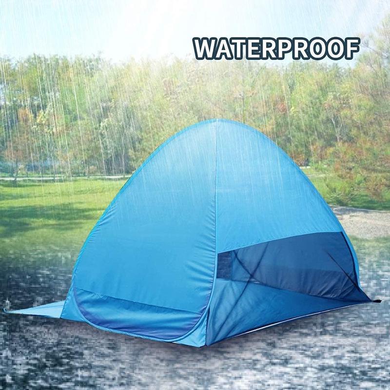 Automatic Pop Up Beach Tent, Portable Foldable Sun Shelter with UV Protection for Outdoor Seaside Use