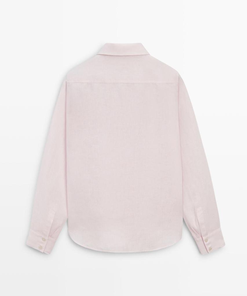 Masimodutti 100% Linen Loose Fit Shirt