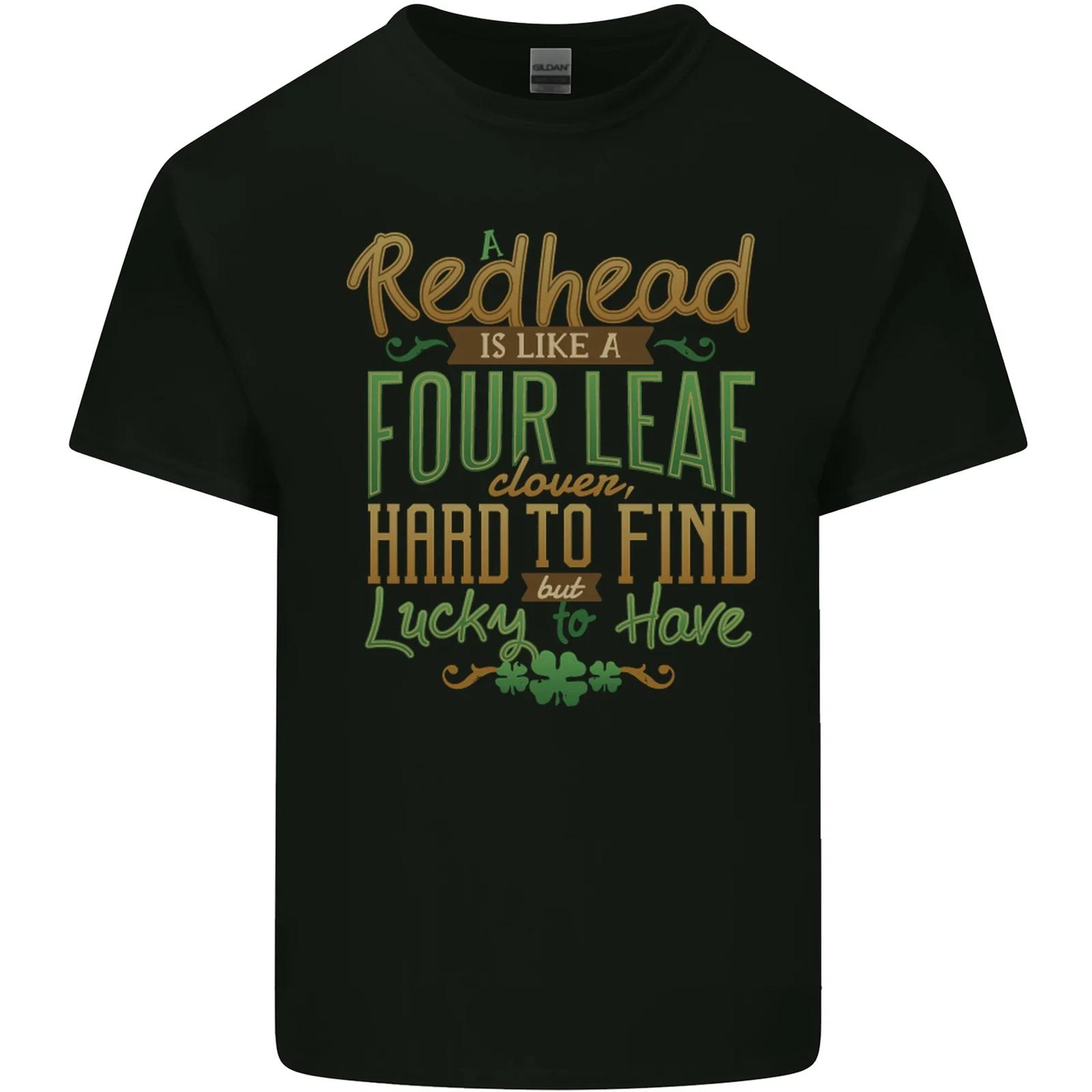 St Patricks Day Redhead Ginger Funny Irish Kids T-Shirt Childrens M