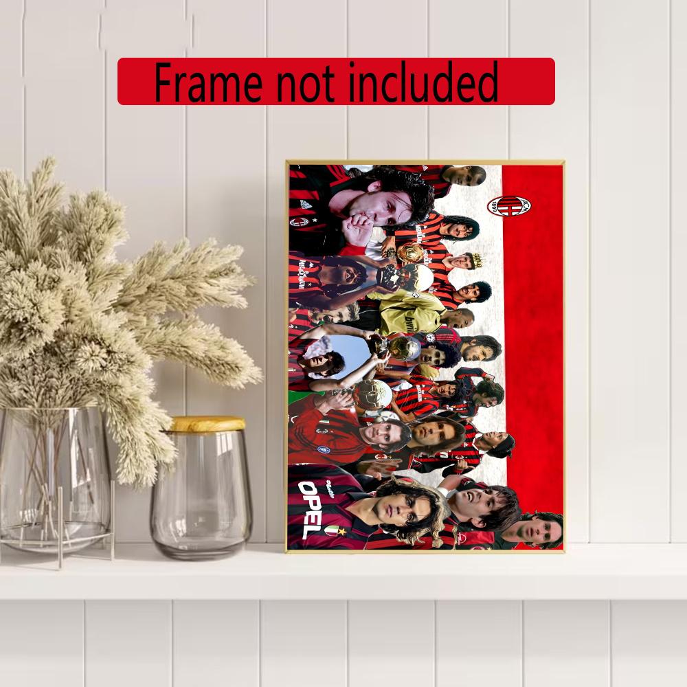 Ac Milan 5D Diy Diamond Paintings Mosaic Wall Round Diamond Art Painting Kits Embroidery Crystal Accessories Frameless