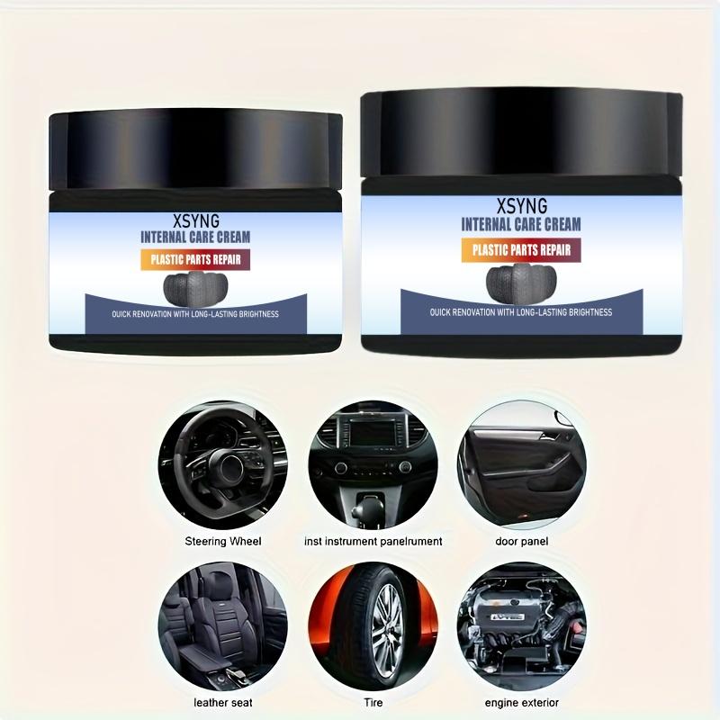 Automotive interior/plastic refurbishment wax, tire protection brightener, anti-aging maintenance glaze, various colors suitable for various models