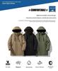 Men's Warm Plush Hooded Cotton Jacket for Winter Outdoor Sports & Mountaineering