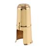 Alto Saxophone Metal Golden Mouthpiece with Cap and Ligature Plated Protective Cap