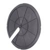 450mm 17.71 Inch Slotted Sump Basin Cover Submersible Outdoor Well Cover Septic Tank Water Bucket Protective Lid