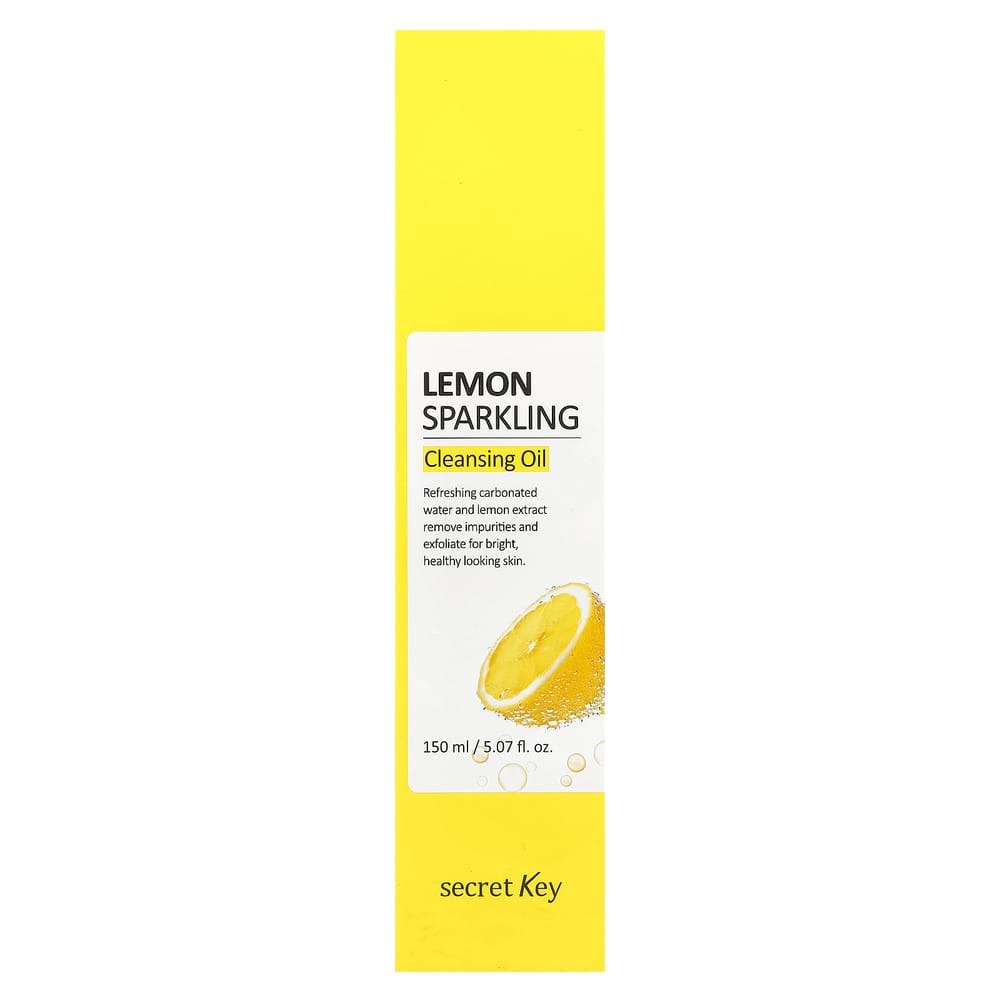 Secret Key Lemon Sparkling Cleansing Oil 5.07 fl oz (150 ml)