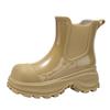 Women's Fashion Mid-tube Rain Boots New Waterproof Platform Soft-soled Waterproof Rain Boots