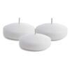 2Pcs Floating Candle for Centerpieces White Unscented Wax Discs Tealights Decor