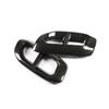 For Mercedes Benz GLE350 GLE450 GLC GLS W167 X253 X167  Car Carbon Fiber Texture Muffler Exhaust Pipe Tail Cover Trim 2pcs