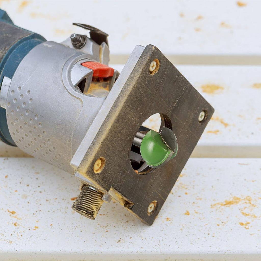 6mm Shank Ball Round Nose Cove Box Wood Router Bits Cove CNC Milling Bit Tool