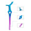 Stainless Steel False Eyelash Assistant Eyebrow Comb Eyelash Curler Curved Mouth Eyelash Tweezers