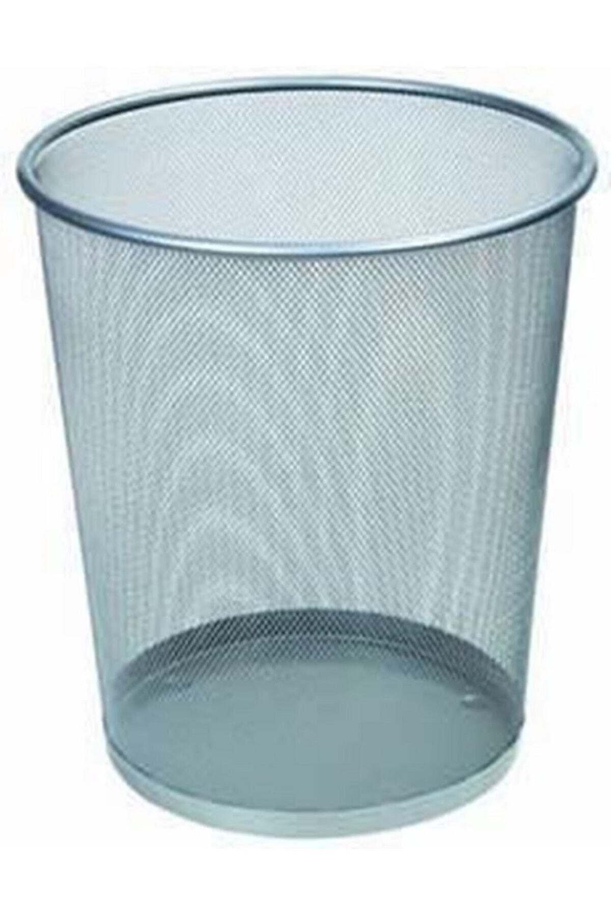 

Metal Net Wire Trash Can Gray Large Size Home Office Kitchen Standart сірий колір