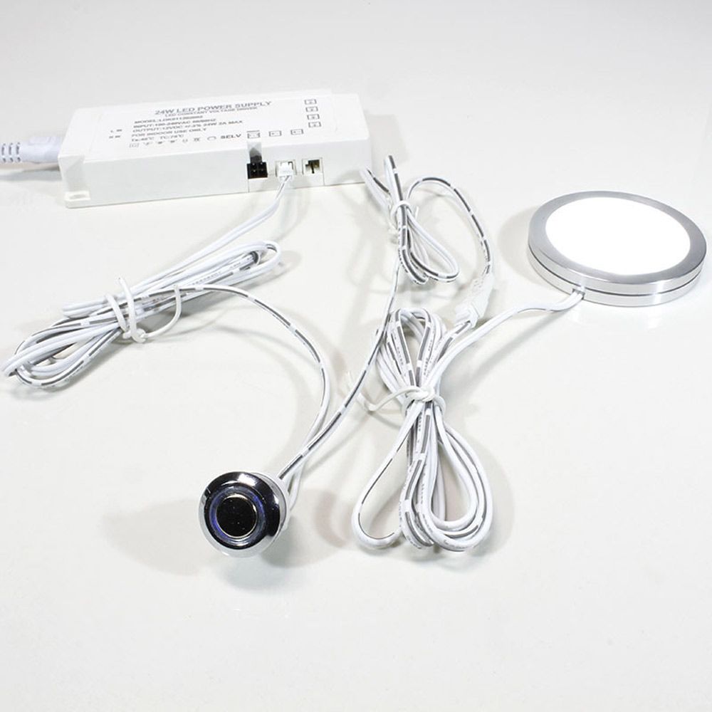 12V 24V Bed Closet Light Cabinet Light Sensor Switch Control Button Touch Switch Stepless Dimmer