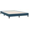 Bed Frame without Mattress Dark Blue 140 x 220 cm Velvet