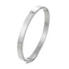 Geometric Stainless Steel Letter Bracelets For Men And Women Trendy Punk Accessories