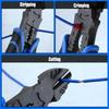 SPEEDWOX Pliers and 180mm Power Diagonal Cutting Power Precision Crimping Bolt Long Nose Wire Hand for Iron Home Car Steel Wire Spring Lock 3-Piece