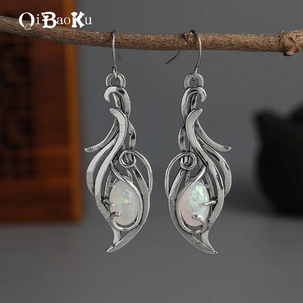 New Retro Earrings for Women Moonstone Bohemian Style Punk Style Suitable for Party and Festivals Gifts Accessories