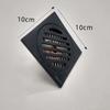 Bathroom Insect-proof Stainless Steel Floor Drain Anti-odor Core Toilet Black Floor Drain