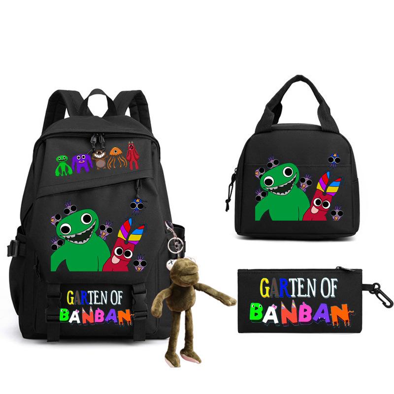 Game Student Schoolbag Single Shoulder Pencil Bag Three-piece Set Double Shoulder Back