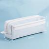 Mesh Cosmetic Bag Mesh Makeup Bags Transparent Mesh Zipper Pouch For Offices Travel Storage Bags Toiletry Bags Makeup Pouch
