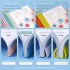 Folder File Test Paper Storage Transparent Book Wallet Book Classification Clip Student Stationery Notebook Case Report Cover Pull Rod Office Supplies