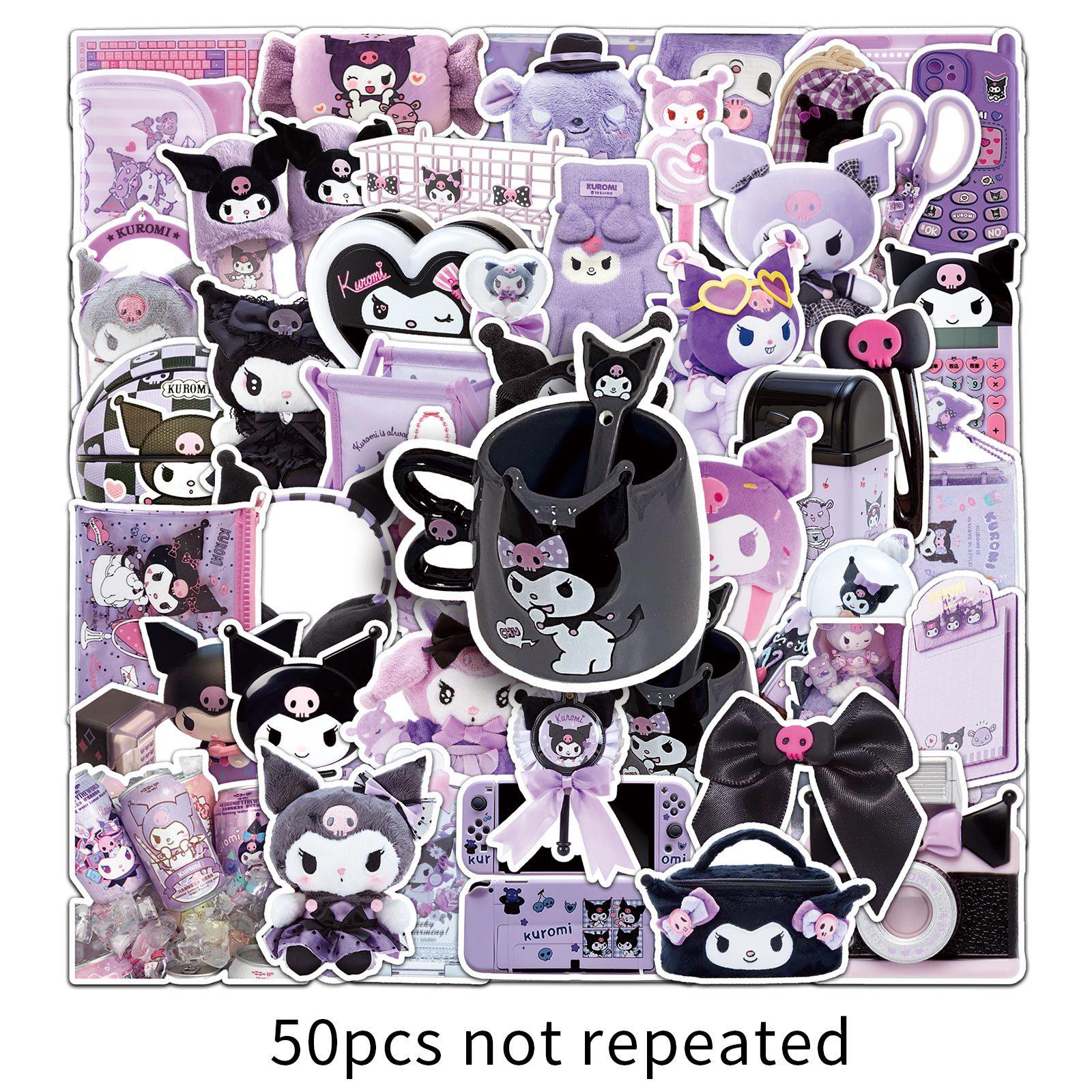 

Kuromi INS Style Stickers - 50 Sheets for Notebook Decoration and Stationery DIY