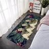 Doormat Flannel Floor Mat Indoor Foot Rug F-Frida K-Kahlo Bedside Mats Kitchen Corridor Absorbent Carpet Ideal for Balcony Decor
