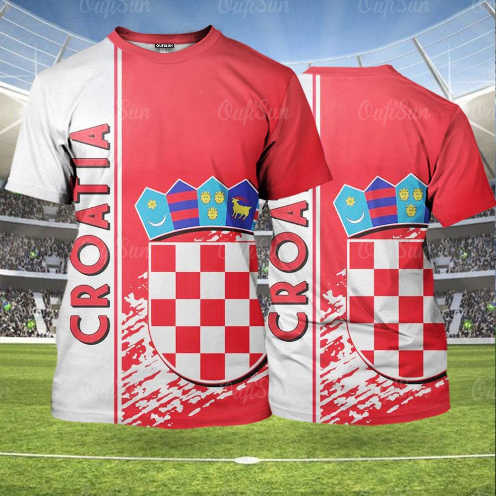 Pánské tričko Evropský fotbal Sportovní oblečení Běžné Trička s krátkým rukávem Pánská fotbalová trička Nadměrná velikost Muži Oblečení Topy Streetwear