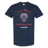 University of Illinois Fighting Illini Basketball Net T Shirt - Navy