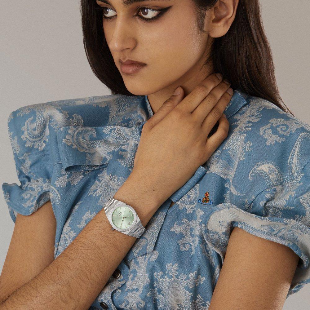 VIVIENNE WESTWOOD Orologio da Donna VV244PGRSL Quadrante Verde Charterhouse Green