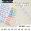 Blue Fruit Liquid Acrylic Brush Markers - Student Art Set
