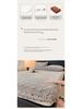 Thick Warm Jacquard Mattress Protector - Solid Color, Full-Coverage for Autumn/Winter