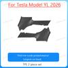For Tesla Model YL 2026 TPE Front Rear Door Sill Protector Threshold Strip Waterproof Anti-kick Guard Panel Interior Accessories