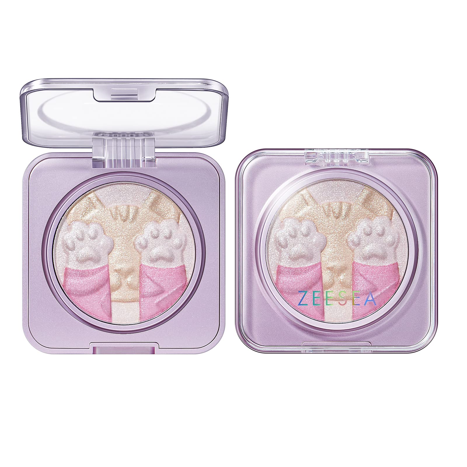 

ZEESEA Zushi Cat Highlighting Blush Highlight Cheek (#03 Purple)