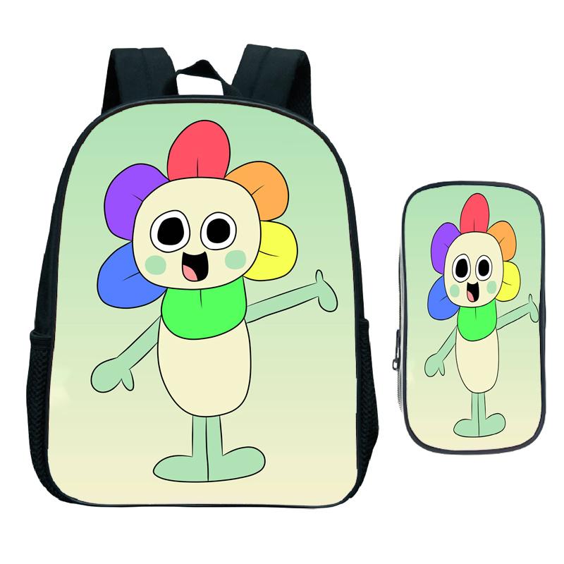 2 szt. Plecak przedszkolny Dandy's World Plecak szkolny z kreskówką dla dzieci do przedszkola dla małych dzieci, artykuły szkolne, torby dla niemowląt