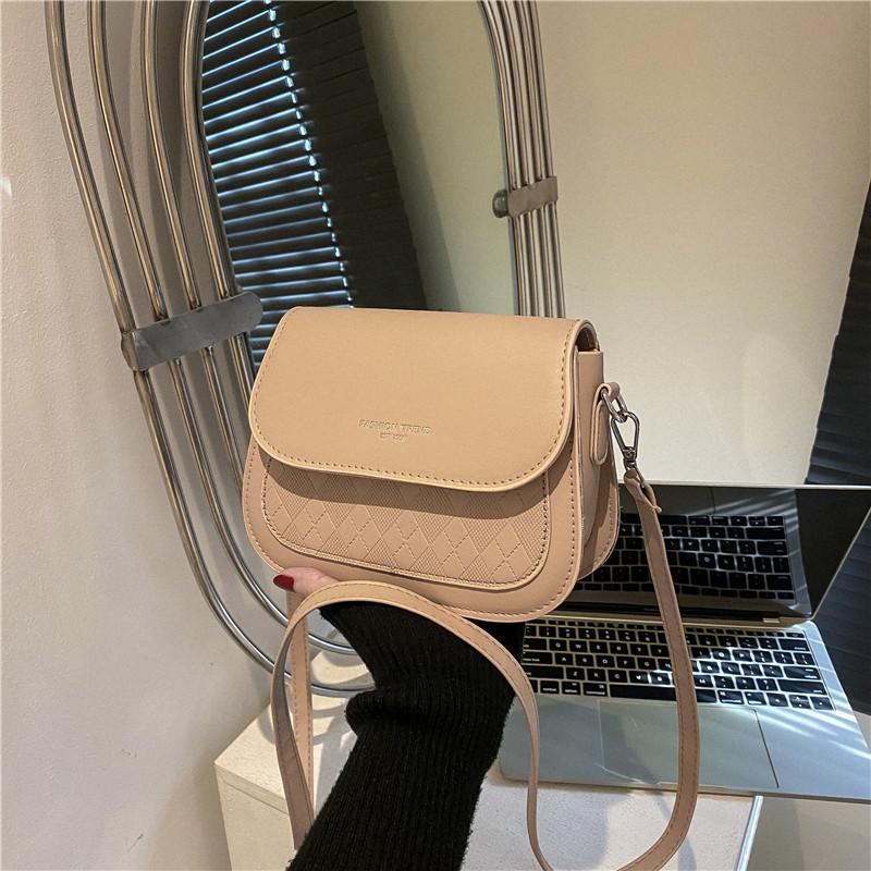 Women Fashion PU Leather Messenger Shoulder Bag Travel Outing Sling Crossbody Bags Leisure Handbag Stylish Solid Color Pouch