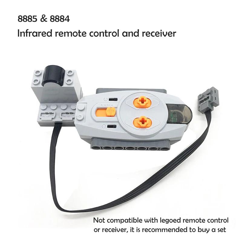 Power Functions Motor Technical Parts MOC Multi Tool Servo Train Motor PF 8293 8883 Model Building Blocks Compatible Leduo