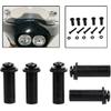 Motorcycle Black Windscreen Well Nut Bolt Screws Hardware Kit For Harley Road Glide FLTRU FLTRK 1998-2023
