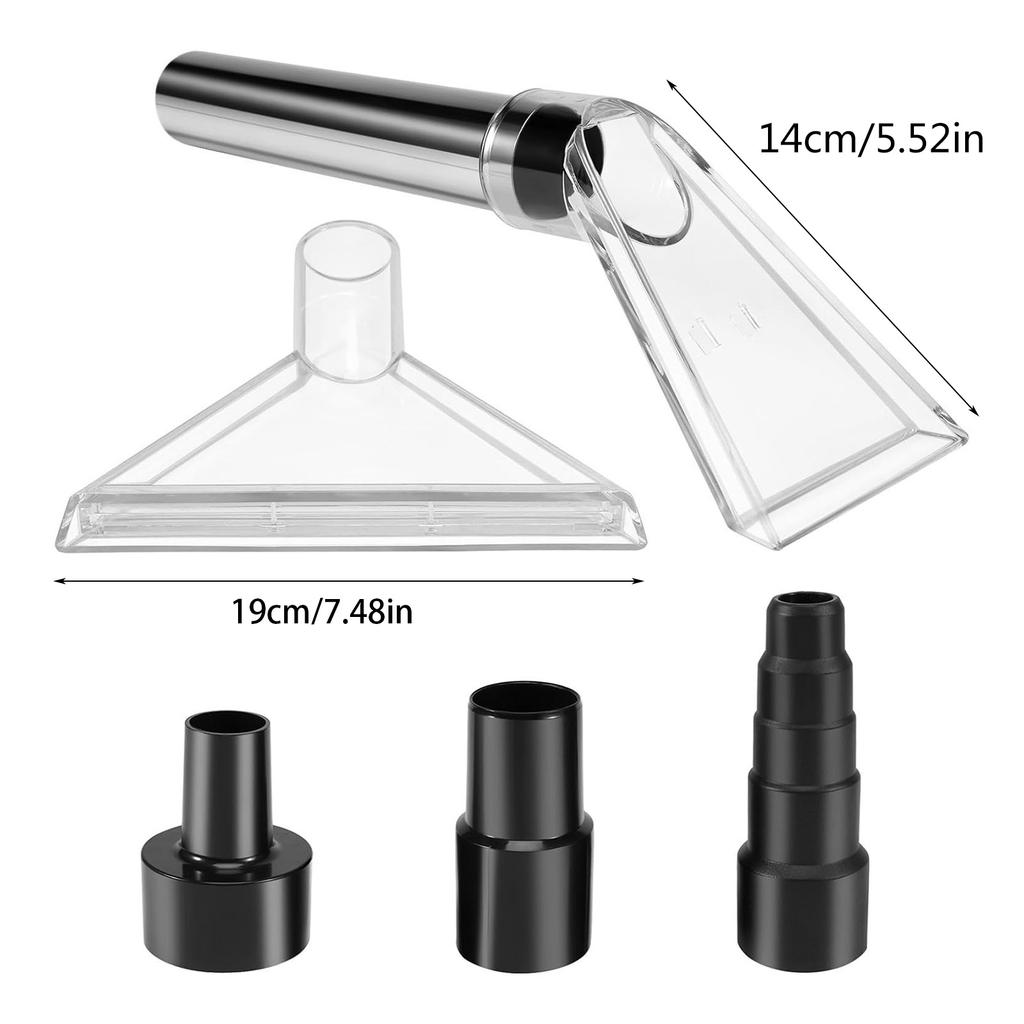 Multifunctional Cleaning Attachment Upholstery Nozzles Versatile Scrub Head Plastic Material Perfect for Vacuum Cleaner