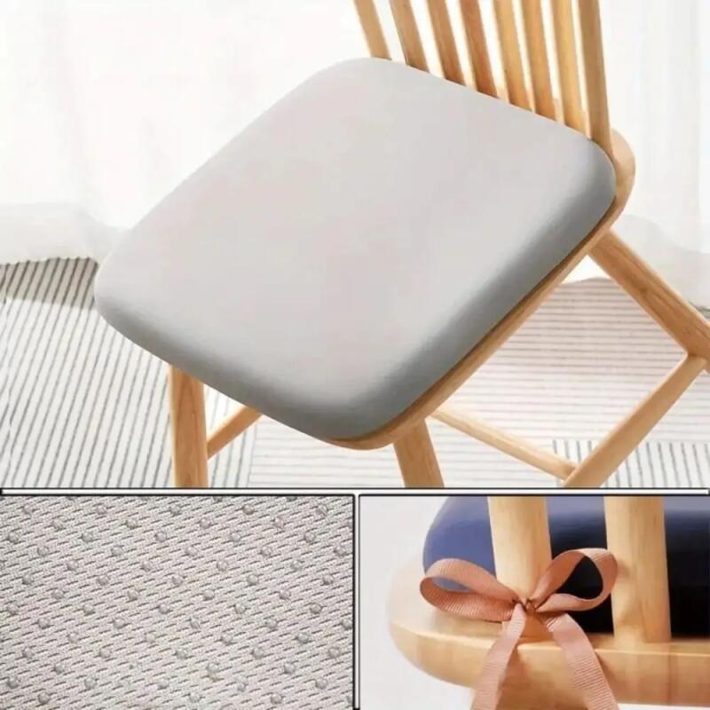 4cm Thick Seat Cushion Ultra Soft Memory Foam Office Chair Pad Breathable Rebound Waist Cushion