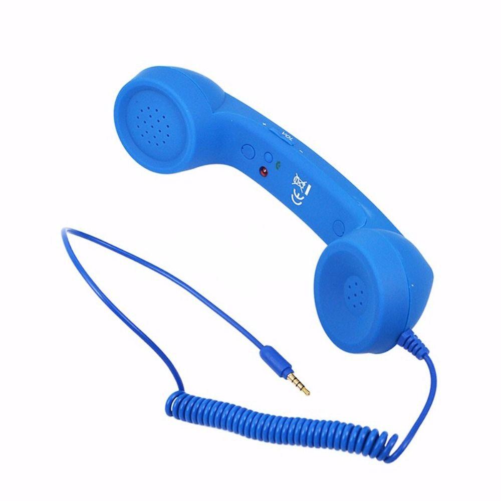 Call Receiver Retro Phone Handset Radiation Proof Wired Headphones Telephone Handset  Mobile Phones